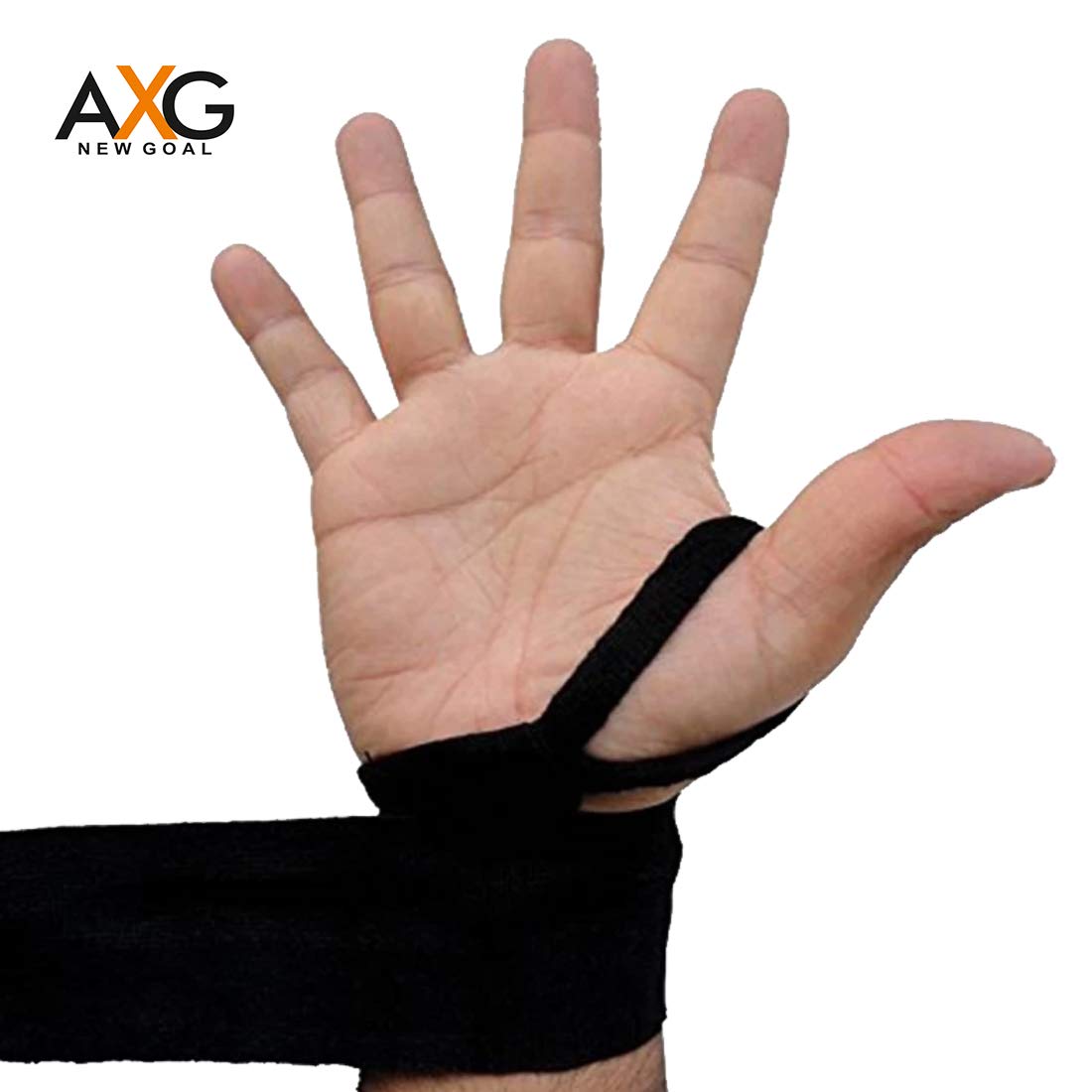 AXG New Goal Unfilled Series Punching Bag with Boxing Hand Wraps (106 Inches) (Black 4ft) 2