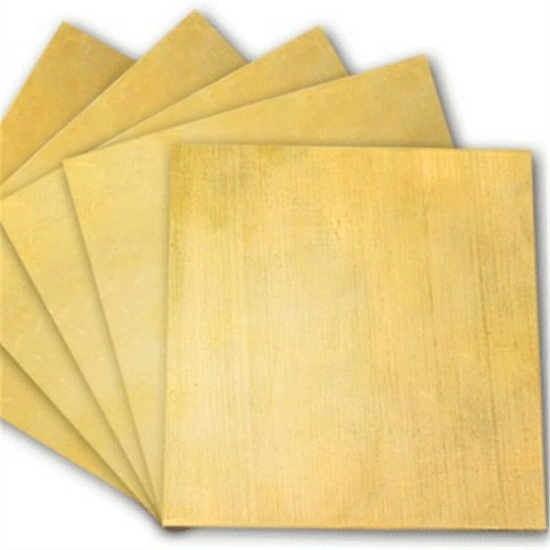 Plaques Carrées En Cuivre, Laiton Ou Inox – épaisseur 0,1 à 10 Mm, Taille 100/200/300 Mm