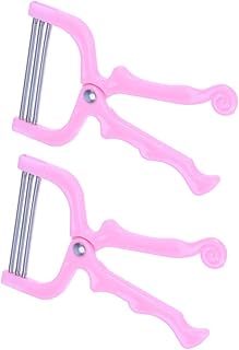 SUPVOX 1 Conjunto 2 Pçs Removedor De Pêlos Faciais Primavera Removedor De Pêlos Faciais Barbeadores De Rosto Bobina Depilador De Pêlos Faciais De Mola Ferramenta Depiladora De Beleza