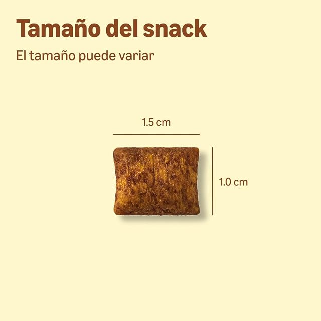 Foto 3 de 6 de by Amazon - Chucherías para Gatos - Bocados crujientes y cremosos con Pollo y Queso, 70 g