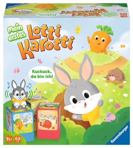 Ravensburger 20916 - My first Lotti Karotti - gioco per bambini da 18 mesi, versione junior del classico gioco per bambini Lotti Karotti - regali di compleanno