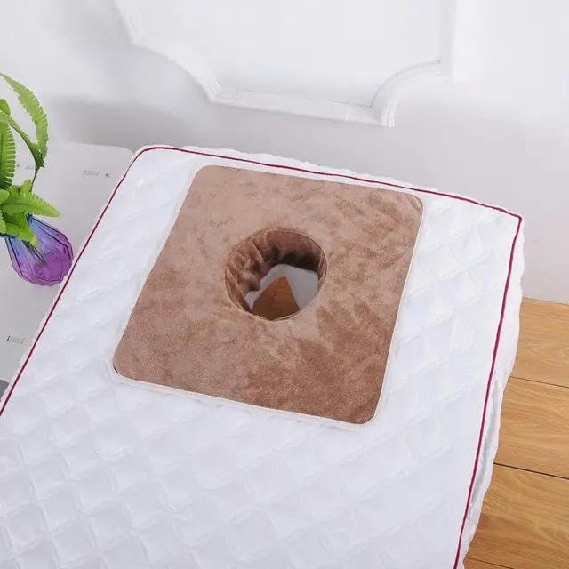 FAQIMORAX Mesa de masaje gruesa de 4 piezas con agujero para hotel hospitalario - 08-35 x 35 cm, 4 piezas