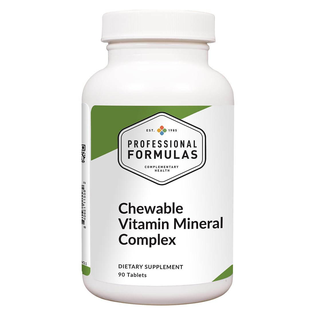 Professional Formulas Chewable Vitamin Mineral Complex – Supports Foundational Nutrition, Energy Metabolism, and Immune Health – Professional-Quality