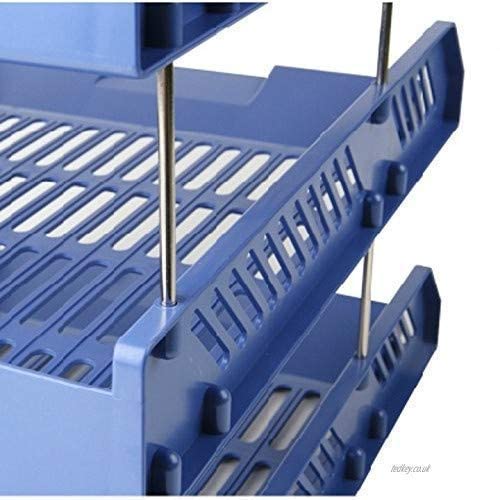 Quickwell 3 Layer Blue File Rack - Image 5