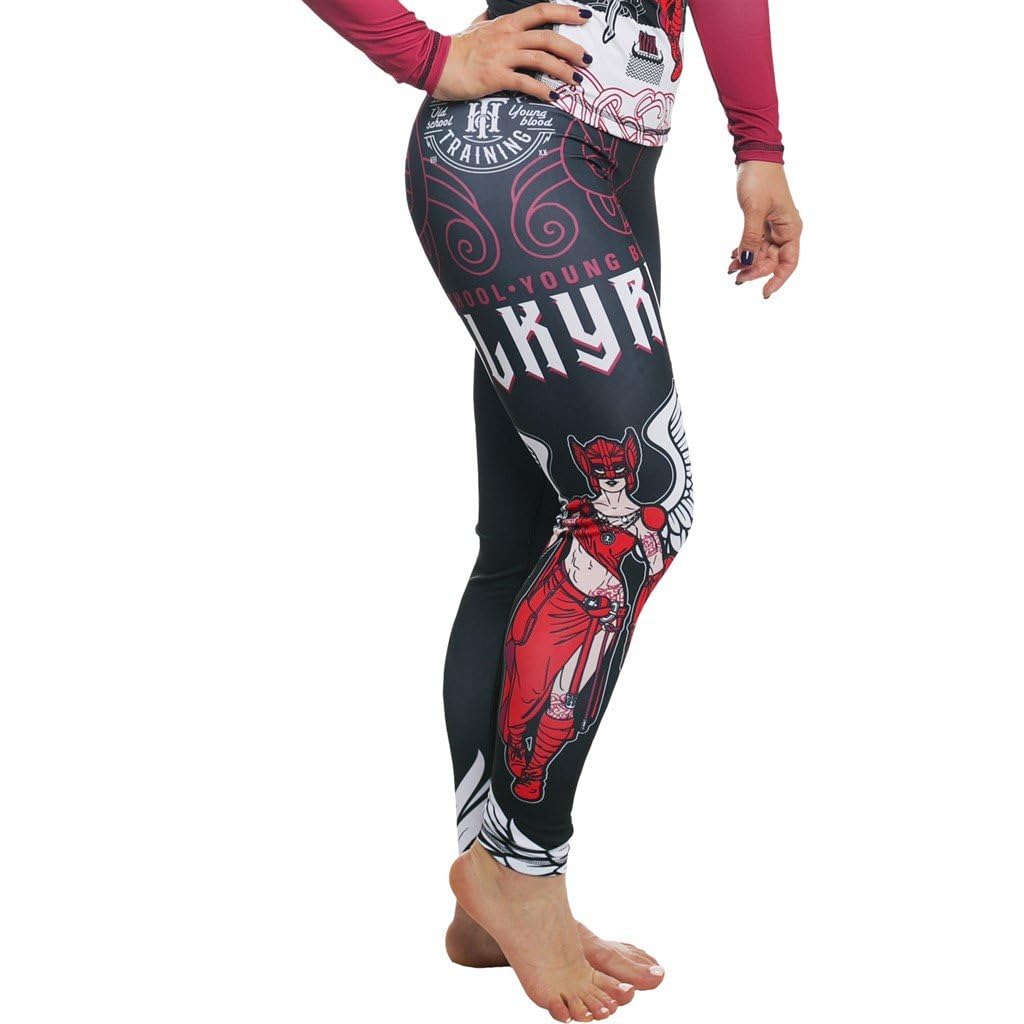 Hardcore Training Leggings Women Legginsy Kobiety Spodnie Kompresyjne Damskie Siłownia Fitness Joga (DE/NL/SE/PL, Alfa, XL, Regularny, Regularny, czerwony)
