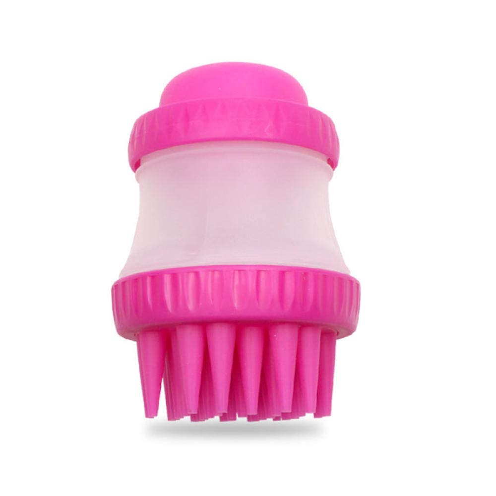 Pet Comb Bathing Cleaning Tool Dog Bath Brush Comb Multifunction Silicone Pet Massage Grooming Shampoo Brush 3Pcs Pink