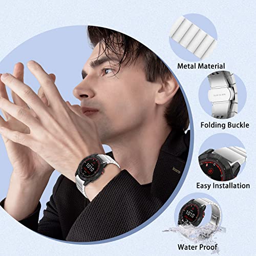 LanQii 26 mm QuickFit Bracelet for Garmin Fenix 8 51 mm/Fenix 7X Pro Solar/7X/6X/Fenix 6X Pro - Image 2