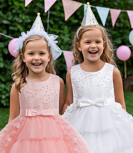 VORLITS Flower Dress Elegant Party Gowns Sleeveless Tutu Tulle High Low Pageant Dress Wedding Party3