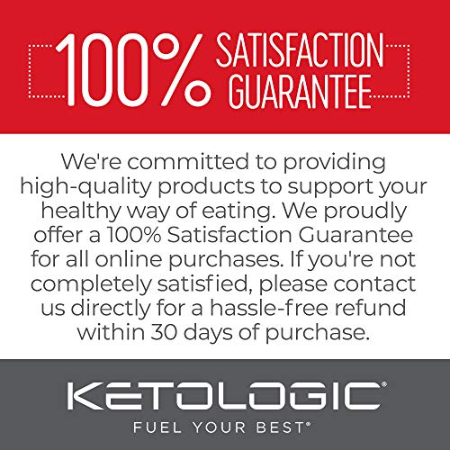 KetoLogic BHB Exogenous Ketones Powder with Caffeine (30 Servings) - Keto Pre-Workout, Boosts Ketosis, Energy & Focus - Support Keto Diet with Beta-Hydroxybutyrate Keto BHB Salts - Grape - Thumbnail 6