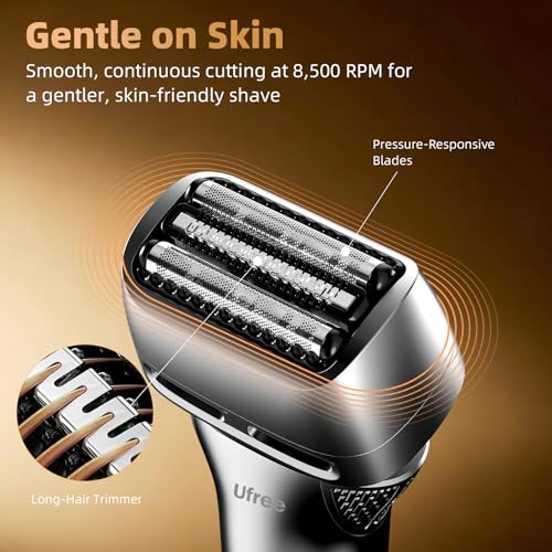 50% Off Ufree Foil Shaver for Men – Smooth & Wet/Dry Use - Image 4