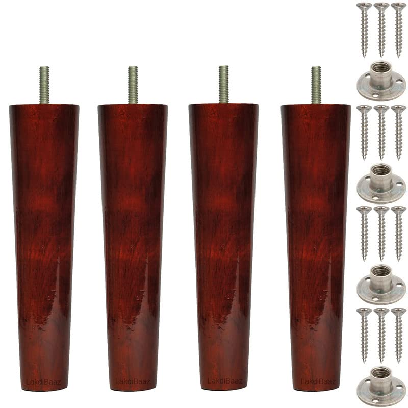 Lakdi Baaz | Wooden Leg for Sofa and Furniture 8 Inch