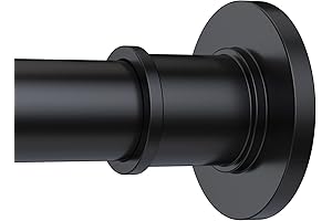 Matte Black Shower Rod: Ultimate Rust-Proof Elegance for Your Bathroom