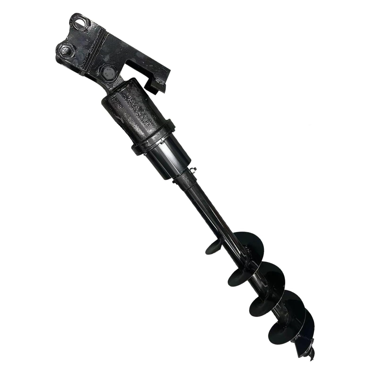 Wiertło ślimakowe ze stali manganowej | Solidny osprzęt do koparki 200 mm | Wiertarka hydrauliczna do gleby/gliny/piasku | Głowica wiertarska o średnicy 70 cm z przyłączem