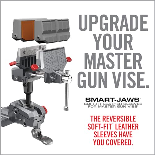 Image of Real Avid Smart Jaws | Upgraded Vise Jaws | Versatile Vise Jaw Pads for Optimal Secure Fit on Variety of Shapes and Sizes (Soft-Fit Leather Sleeves)