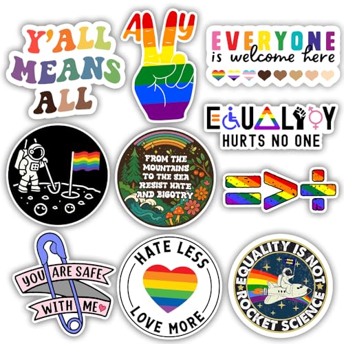 Inclusion Equality Sticker Pack (10 Pcs)