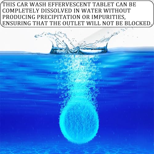 tobenbone 50PCS Car Windshield Washer Fluid, Windshield Washer Fluid Tablets, Windshield Washer Fluid Concentrate Remove Glass Stains Suitable for Car Window Glass