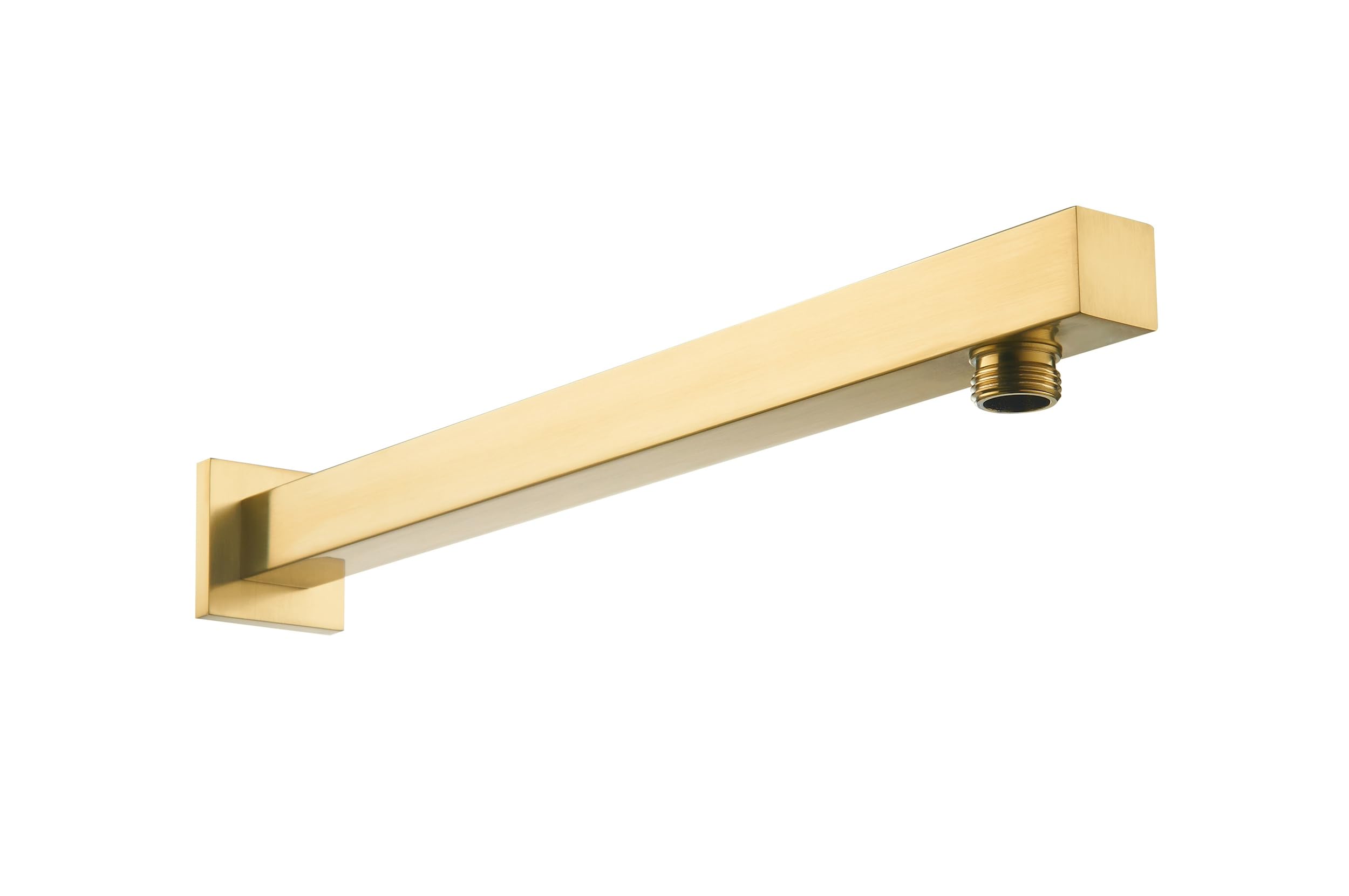 Keenware Brushed Brass Shower Wall Arm Outlet, 345Mm