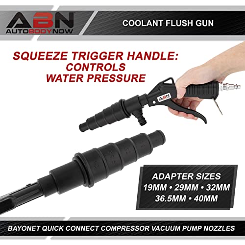 ABN Automotive Coolant Flush Machine Air and Water Combo Coolant