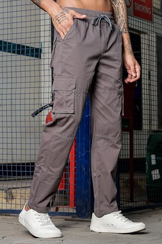Image of Men's Stylish Cargo Pants | Slim Fit | Multi-Pocket Utility Trousers | Durable & Comfortable Fabric | Casual, Travel & Outdoor Wear