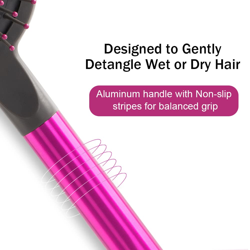 Spazzola per capelli professionale per districare, asciugare e lisciare la spazzola per capelli grande per tutti i tipi di capelli, spazzola per capelli da donna