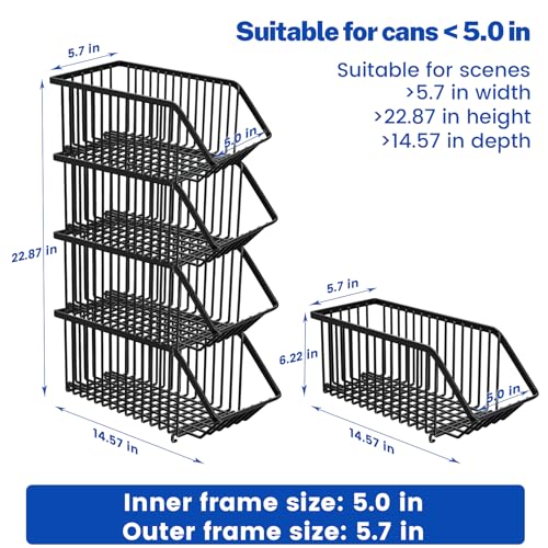 Stackable-Soda-Can-Organizer-Rack-Stacking-Can-Dispensers-Refrigerator-Organizer-Bins-Pop-Soda-Dispenser-Canned-For-Fridge-Freezer-Kitchen-Cabinets-Black-6