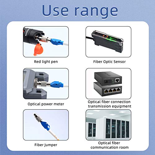 1Pcs~100Pcs Single Mode 9/125Um Fc Male To Lc Female Hybrid Fiber Optic Converter, Visual Fault Locator Compatible Ftth Optical Fiber Adapter (100Pcs) #TOP2