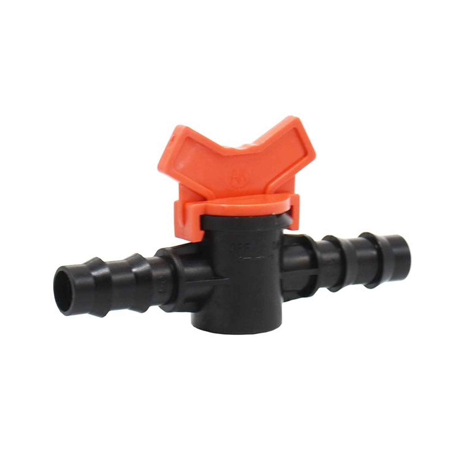 Gartenschlauch Schnellverbindung BARBED Zwei-Wege-Bewässerungsanschluss Gartenarmatur Wasserhahn-Stecker-Bewässerungsventil Gartenarmatur 16 mm 20 PCs (Color : Random, Diameter : 16 mm hose)