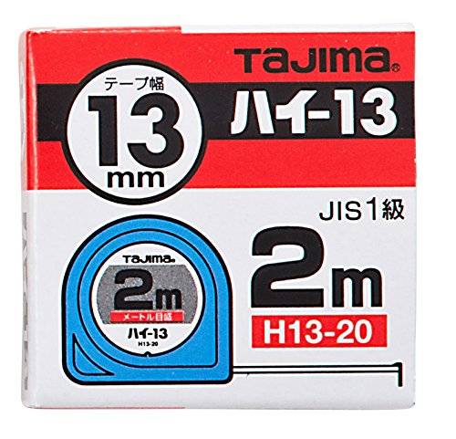 Amazon.co.jp: タジマ(Tajima) コンベックス 2m×13mm ハイ13 H13-20