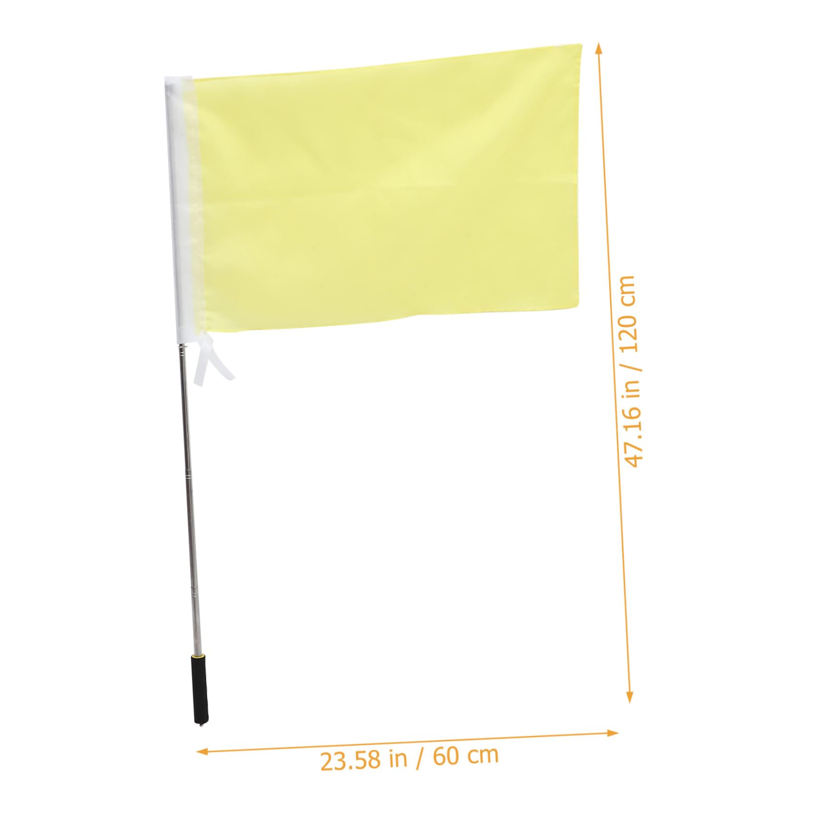 Mât De Drapeau Portable Rétractable En Acier Inoxydable - Avec 10 Drapeaux - Pour Guides, Groupes, Plein Air