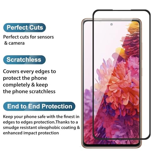 Image of Premium Tempered Glass Screen Protector Compatible with iPhone 13 Pro Max (6.7 Inch) | 9H Hardness | Edge to Edge Protection | Anti Scratch | Bubble Free Installation | HD Clear | Ultra Thin Screen Guard