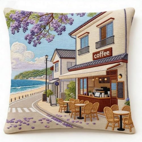 Mesribandy 11CT �N���X�X�e�b�` ���L�b�g 45x45cm �N�b�V���� �J�t�F DIY �n���h�h�J ���J�o�[�L�b�g �X�e�b�`�Z�b�g �h�J �ٖD �N���t�g