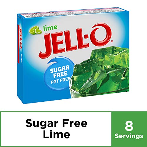 Image of Jell-O Lime Sugar-Free Gelatin Mix (0.6 oz Boxes, Pack of 6)