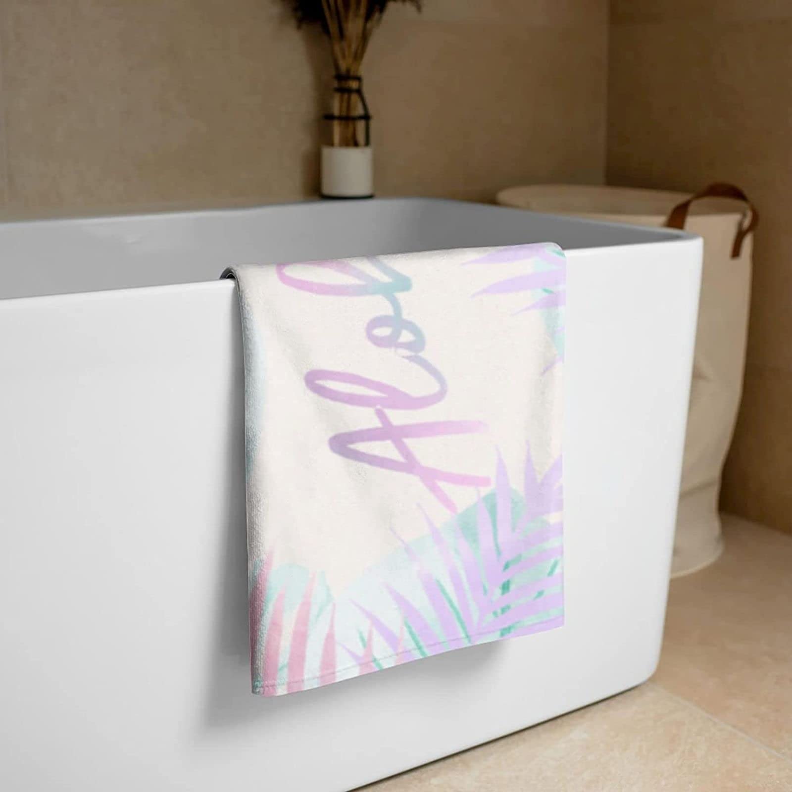 Serviette de Plage 200x200 Femme Homme Enfant, Drap de Plage XXL Serviette Plage Anti Sable à Séchage Rapide Grande Serviette Plage Planter des Fleurs, pour Bain, Piscine, Camping Rose