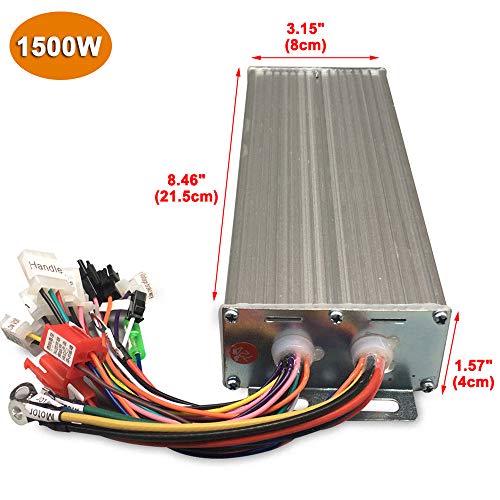 Lfhelper Brushless Moter Controller E-Bike/Scooter/Electric E-Bike&Scooter Speed Controller for 8 Wires DC Brushless