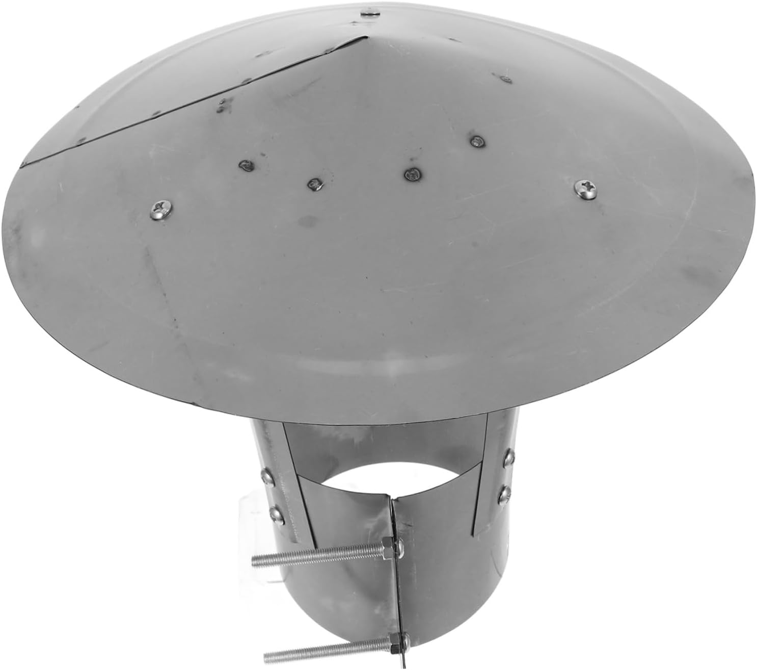 Ciieeo Galvanized Iron Chimney Cap Stove Pipe Cover for Outdoor Use Flue Debris Ventilation