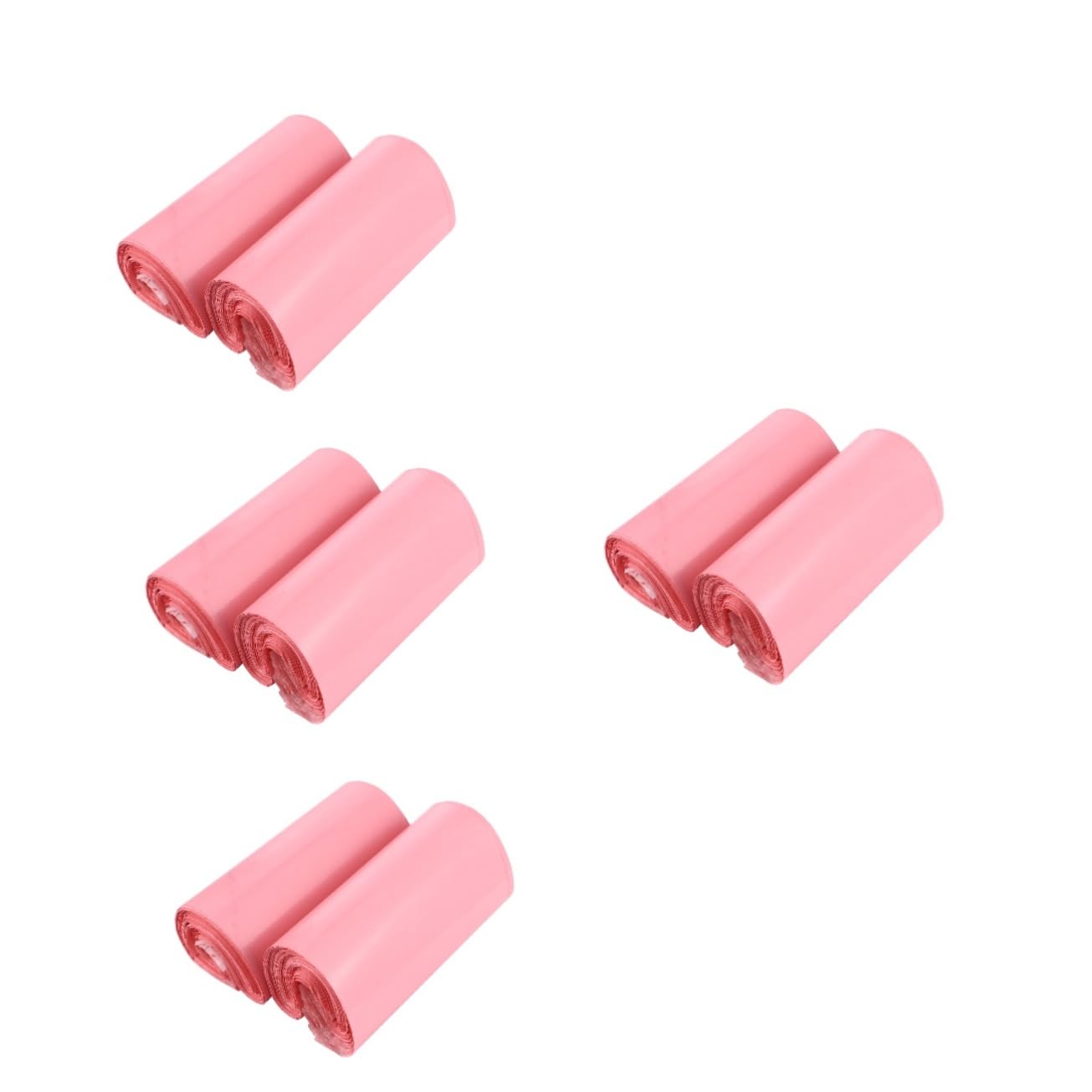 Uonlytech 4 Set Borsa Corriere Rosa Spedizioni Postali Simpatici Bollettini Postali Chiaro Buste Per Spedizioni Buste Spedizione Borsa Logistica Borse Di Materiale 200 Pezzi*4