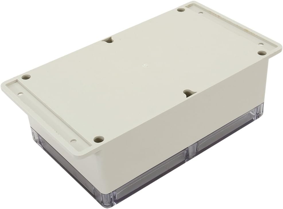 9"x5.9"x3.4"(230mmx150mmx87mm) ABS Transmission Junction Box Universal Project Enclosure w PC Transparent Cover