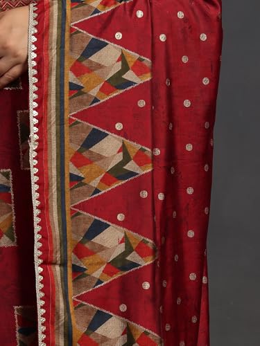 Image of Extra Love By Libas Women's Silk Blend Kurta Set