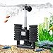 TARARIUM Sponge Filter Aquarium Filter Electric Power Double Sponge Filter for 10-40 Gallon Betta Fry Aquarium Fish Tank.
