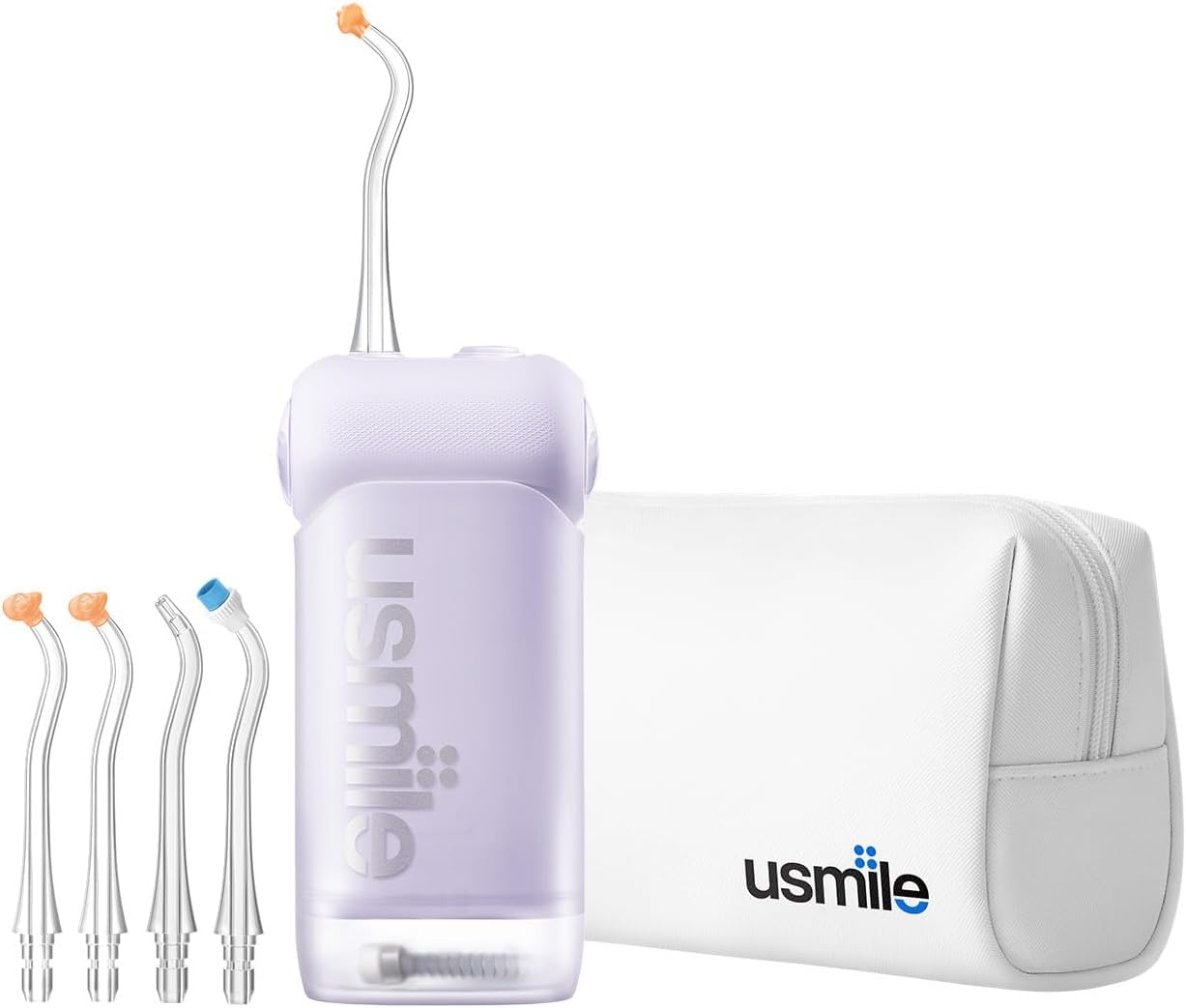 【3-in-1-Bundle】 usmile C10 Tragbare Munddusche, S-Düsen & Reiseetui – Komplettes Mundpflege-Set für Zuhause & unterwegs