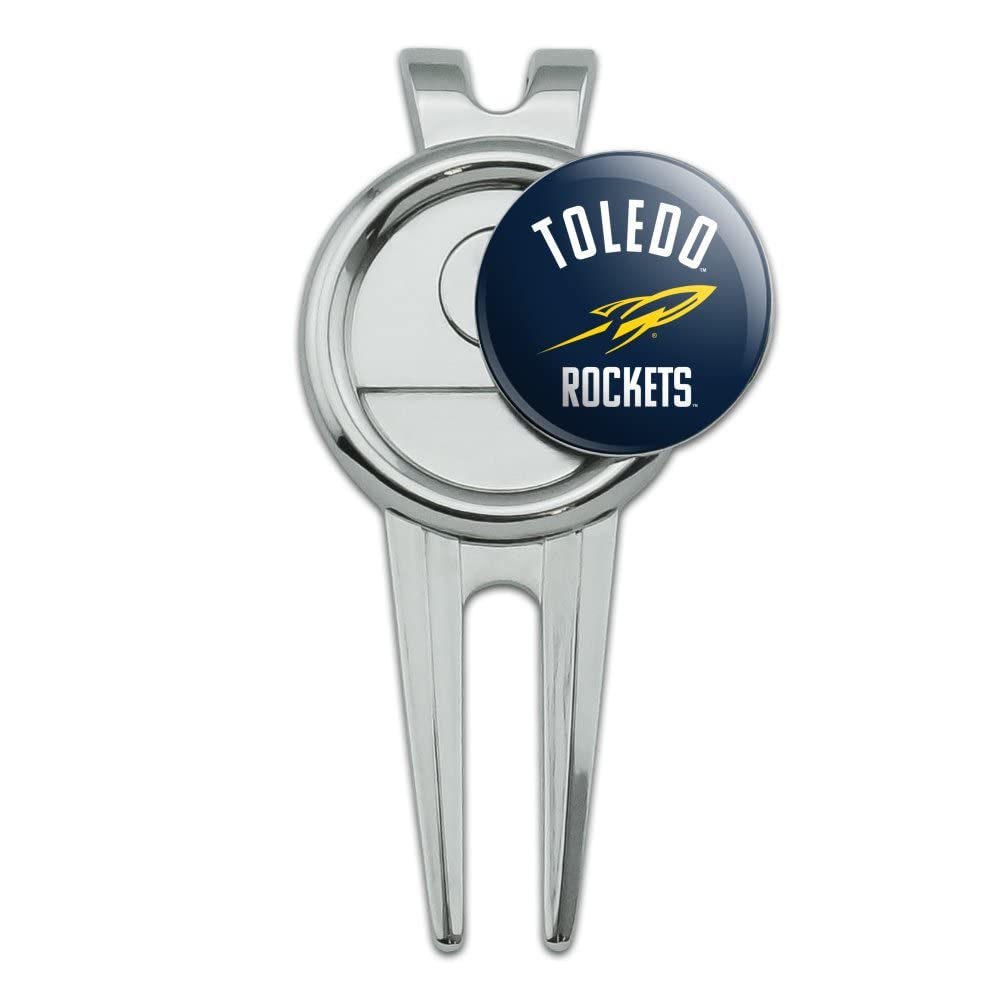 GRAPHICS & MORE University of Toledo Official Logo Golf Divot Repair Tool and Ball Marker