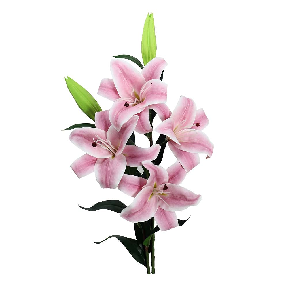 YataiPack of 2 Artificial Lily Flowers Realistic Fake Flower Bouquet for Home Wedding Event Décor Festival Ornament Artificial Plants Latex Calla Lily Flowers For Vase Balcony Decoration (Purple)