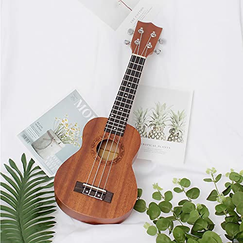 Btuty Ukulélé soprano 53,3 cm en bois d’acajou avec sac de transport, sangle, cordes, accordeur à clipser, chiffon de… - Les Beatles, Paul McCartney, John Lennon, RIngo Starr, George Harrison Btuty Ukulélé soprano 53,3 cm en bois d'acajou avec sac de transport, sangle, cordes, accordeur à clipser, chiffon de… – Image 5