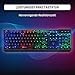 immagine 4KLIM Chroma Tastiera QWERTZ per Gaming Wireless - Alte Performance – Colori da Videogioco e Retroilluminata – Tastiera da Gioco – Tastiera per Videogame PC PS4 Windows, Mac - Nuova Versione