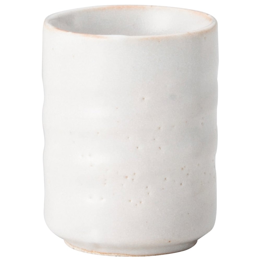 Amazon｜山下工芸 湯呑み 白 φ6×7.7cm(120cc) 白志野湯呑