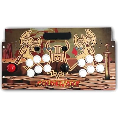 Intec Gaming Genesis Fighting Stick for Arcade1Up Cabinet, Play SEGA Genesis on Cabinet, Plug cartridge and Play, Work as a Genesis console, IntecGaming Modded Joysticks Designed for Arcade1Up