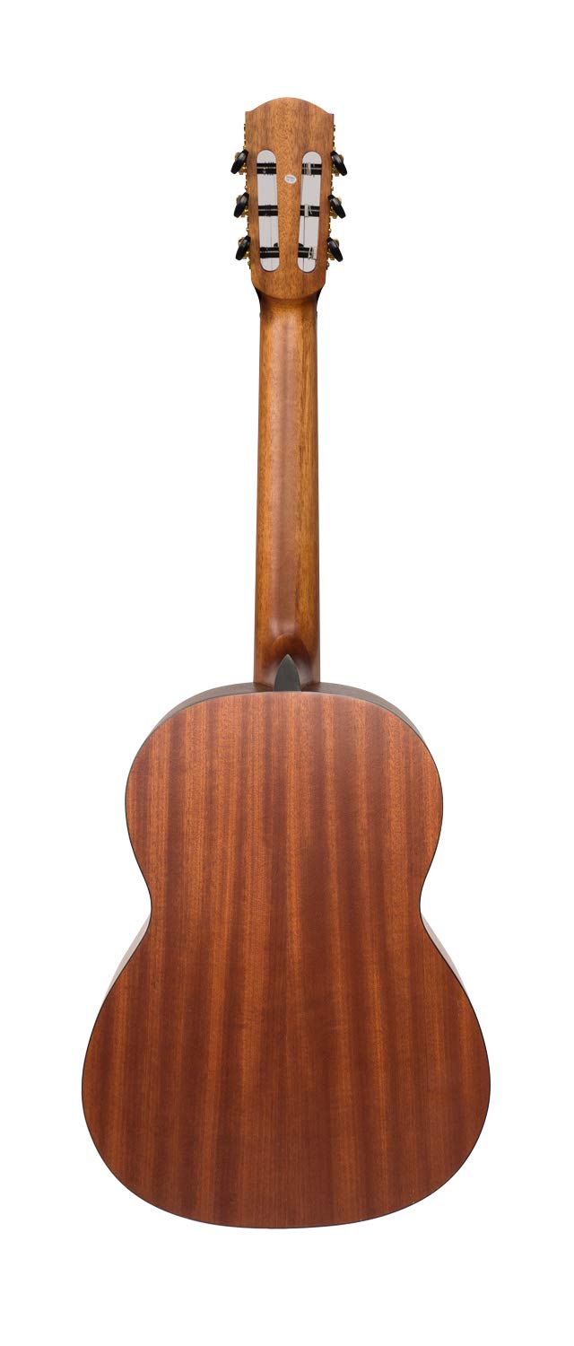 CASCHA 3/4 Juego Básico de Guitarra Clásica, incl. libro de texto, afinador, gigbag/bag, 3 picos, guitarra clásica infantil desde 8 años para principiantes, guitarra clásica, cuerdas de nylon