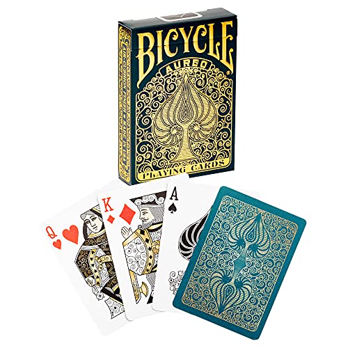 Bicycle Aureo Playing Cards - 1 X Showstopper Card Deck, Easy To Shuffle & Durable, Great Gift For Card Collectors #TOP1