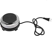 Vista 7 de Mini estufa portátil, placa caliente eléctrica pequeña de 500W, estufa de quemador caliente