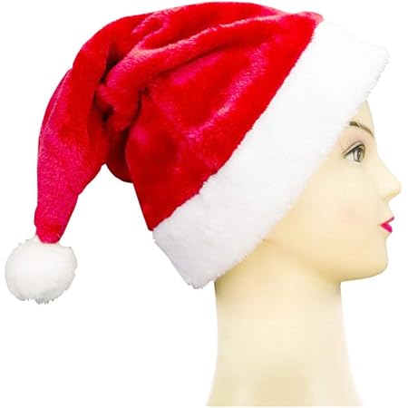 Amazon Iriwa サンタクロース サンタ帽子 クリスマス 厳選の高品質 ふわふわ 大きめサイズ ４タイプ １枚 ２枚 ３枚セット 厳選の高品質 ふわふわ 短毛一枚 クリスマス雑貨 ホビー